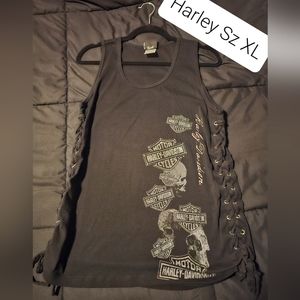 Black Harley Davidson Tank Top SZ XL